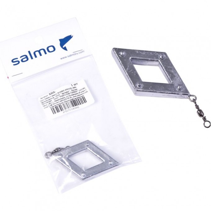 Груз SALMO с вертлюгой Rombs Swivel 080г SRS-080