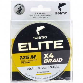 Леска плетёная SALMO ELITE х4 BRAID Dark Gray 125_008 Леска плетёная SALMO ELITE х4 BRAID Dark Gray 125_008