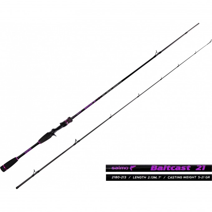 Спиннинг кастинговый SALMO SNIPER BAITCAST 21 2.13 2180-213