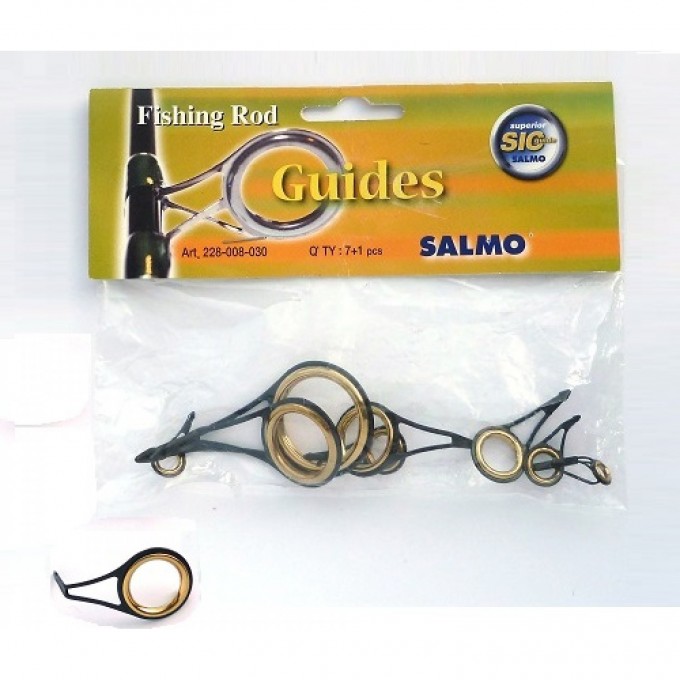 Кольца пропускные SALMO Sic Titanium размер 08-30 Набор 228-008-030